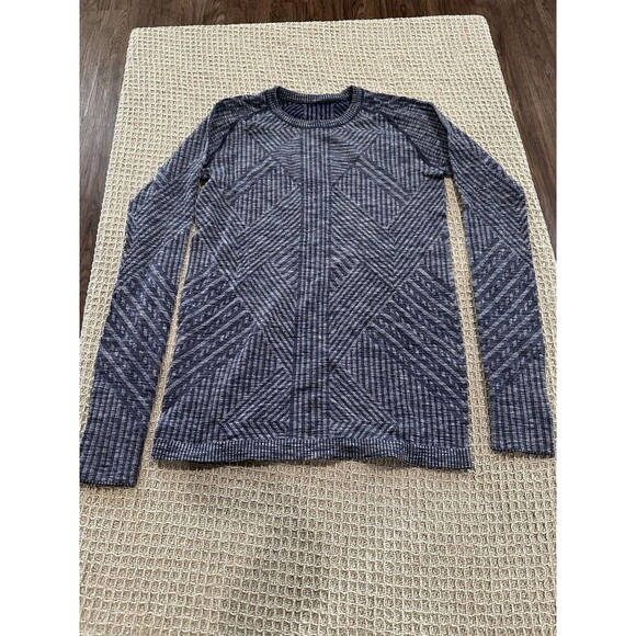 Lululemon Rest Less Pullover In Heathered Cadet Blue Size 8 - Picture 5 of 8